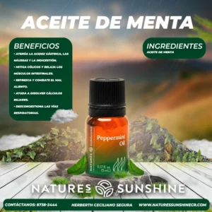 aceite de menta