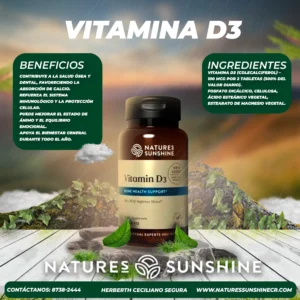 vitamina d3 nature's sunshine